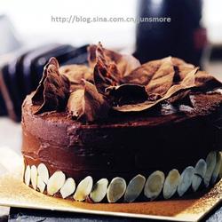 巧克力落叶蛋糕的做法[图]