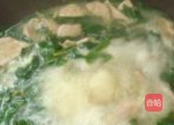 猪肝枸杞鸡蛋的做法图解4