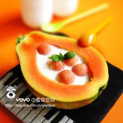 木瓜牛奶的做法[图]