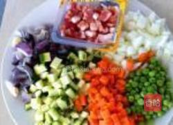 彩丁炒饭的做法图解2