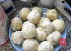 芝麻奶黄包的做法图解11