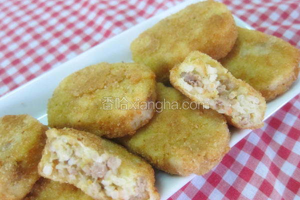 饭团可乐饼