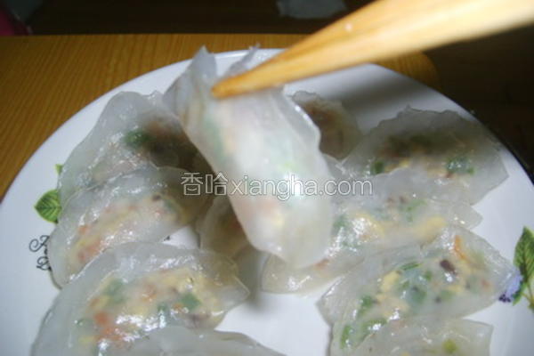 五彩水晶饺