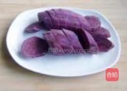 紫薯饼的做法图解1