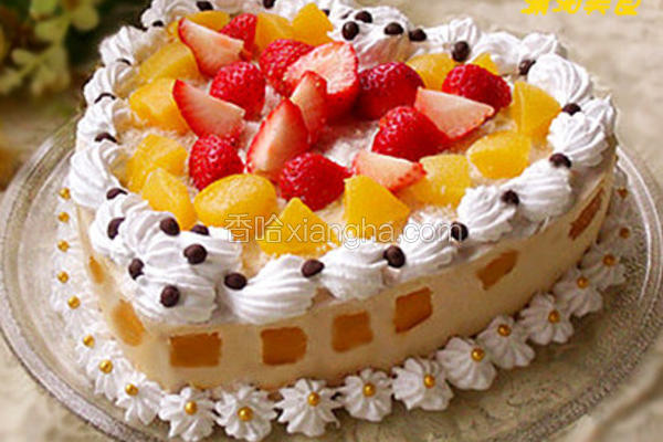 鲜果慕斯奶油蛋糕