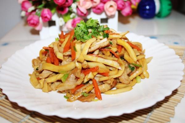 肉丝炒杏鲍菇的做法大全