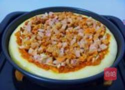 奥尔良烤鸡披萨的做法图解13