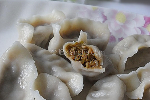 豆角肉馅饺子
