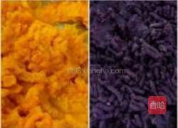 水晶双色烧卖的做法图解1