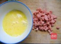 紫甘兰炒米饭的做法图解3