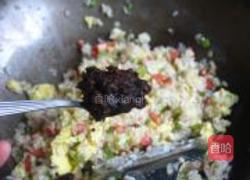 紫甘兰炒米饭的做法图解9