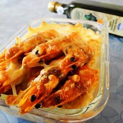 杂菌海虾焗饭的做法[图]