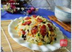 腊味什锦炒饭的做法图解14