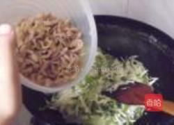 茭白肉丝炒面的做法图解10