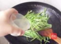 茭白肉丝炒面的做法图解8