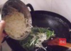 茭白肉丝炒面的做法图解9