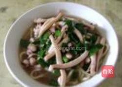 墨鱼韭菜面的做法图解13