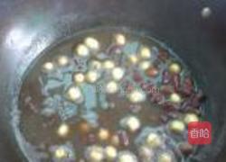 鸡汤焖豆子的做法图解4