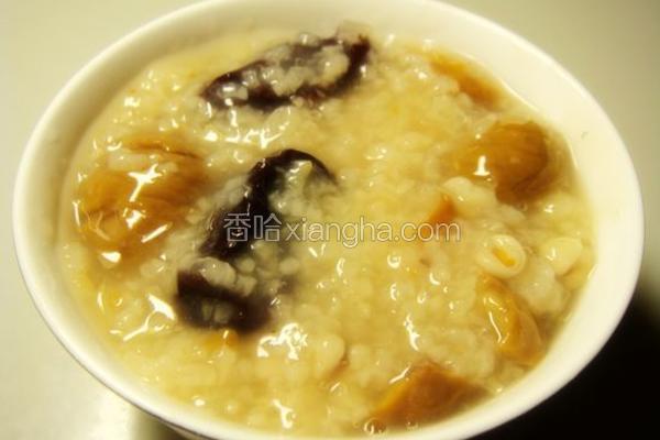 红枣栗子粥