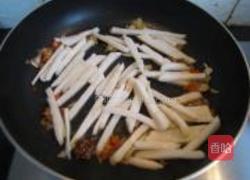 蟹肉年糕条的做法图解5