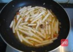 蟹肉年糕条的做法图解6