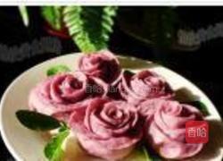 紫薯玫瑰馒头的做法图解14