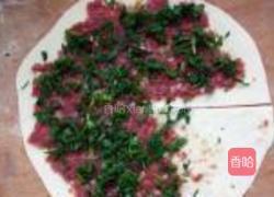 牛肉荠菜三角饼的做法图解5
