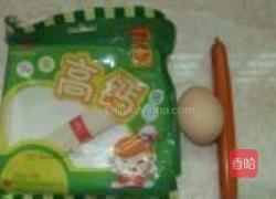 鸡蛋挂面的做法图解1