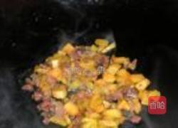 南瓜香肠炒饭的做法图解5