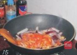 番茄炒年糕的做法图解15