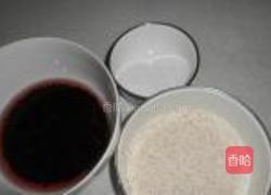 地瓜紫米糕的做法图解1