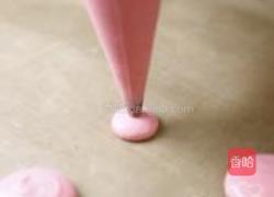 玫瑰马卡龙的做法图解7