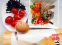 虾仁紫菜拌面的做法图解1