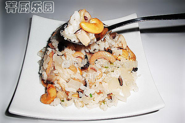 什锦鱿鱼香饭