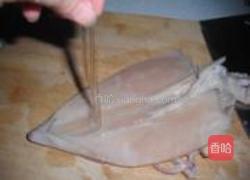 豆腐粒香菇干鱿鱼粥的做法图解4