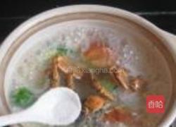 河蟹西兰花粥的做法图解6
