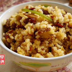五仁炒饭的做法[图]