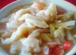 番茄虾皮包菜面疙瘩的做法图解9