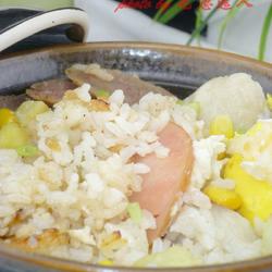 腊肠煲仔饭的做法[图]