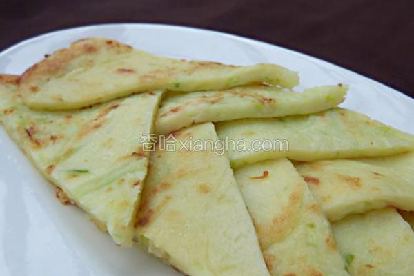 蛋香青瓜饼