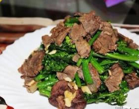 芥兰炒牛肉[图]