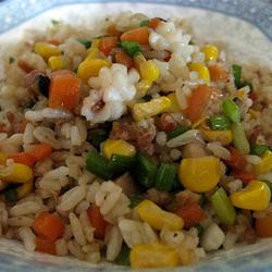 五色炒花饭的做法[图]