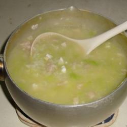 咸蛋蔬菜粥的做法[图]