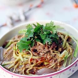 炒肉拉皮的做法[图]