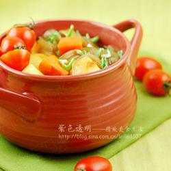 茄汁肉汤粉条锅的做法[图]