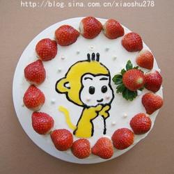 小猴生日蛋糕的做法[图]