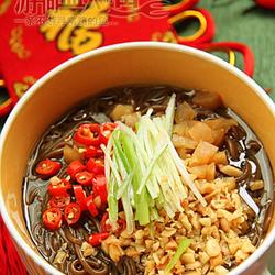 酸辣蕨根粉的做法[图]