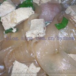 芋粉冻豆腐炖肉的做法[图]