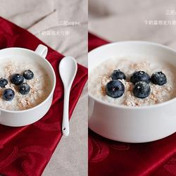 蓝莓奶香麦片粥的做法[图]