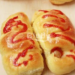 金黄肠仔包的做法[图]